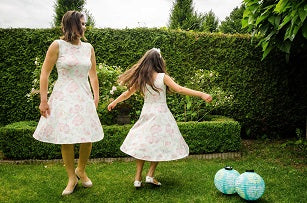 Super Mama twinning dresses | matching mother & daughter | Just Like Mommy'z JT-73