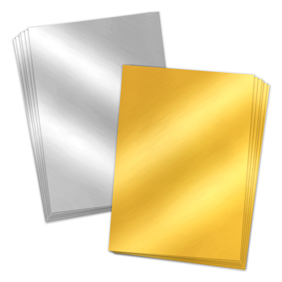 Gold & Silver Mixed Mirri A4 Cardstock, 20 sheets - Katy Sue Designs product image