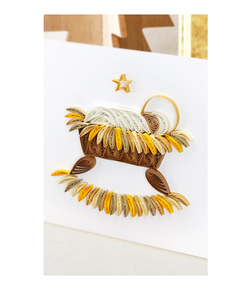 Away in a Manger Miniature Quilling