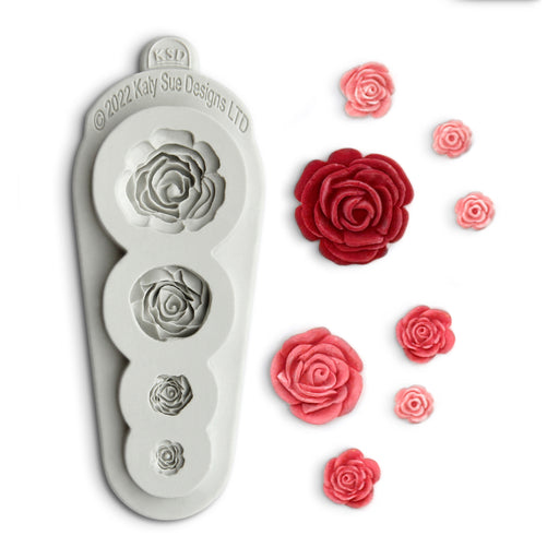 Single Rose Mold with leaves – Crafty Cake Shop