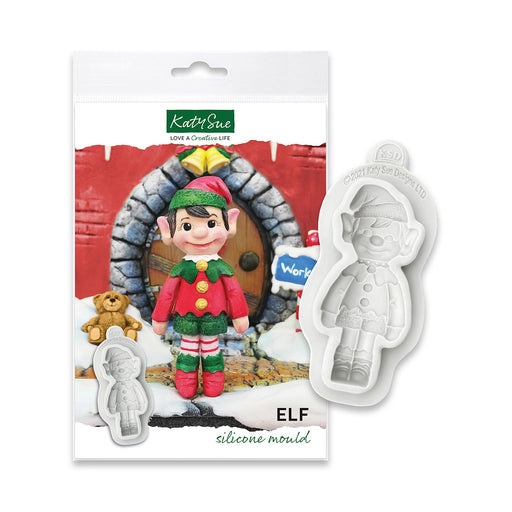 Katy Sue Nutcracker Silicone Mold for Christmas Cake Decorating & Crafts -  Mold Size 4.3 Inch Tall x 1.4 Inch Wide