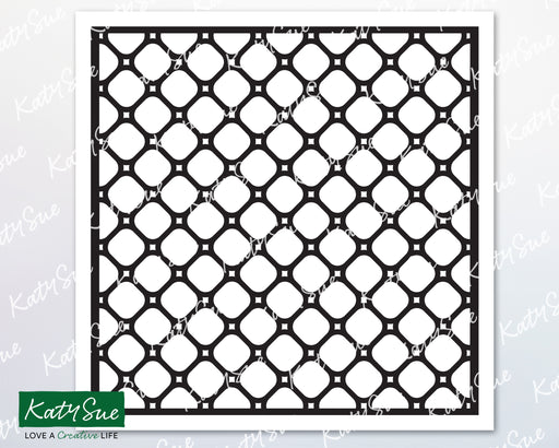 Rope Trellis Stencil for Cakes