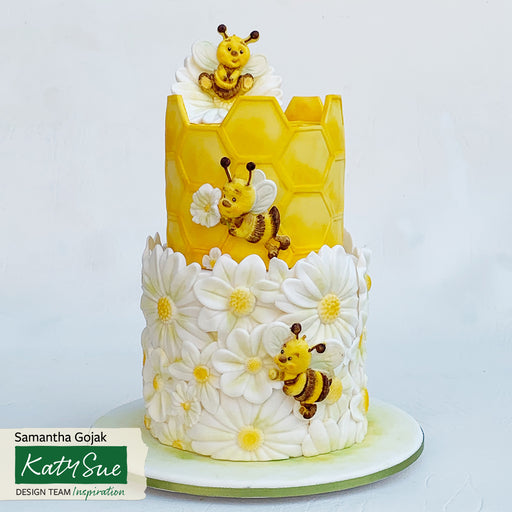 12 Edible Bumble Bee Cake Topper Fondant Set -  Israel