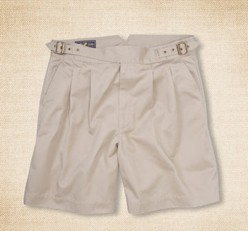 British Army Officer's Shorts | Mens Cotton Khaki Shorts, Button