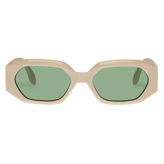 DEJA Green Oversized Square Sunglasses