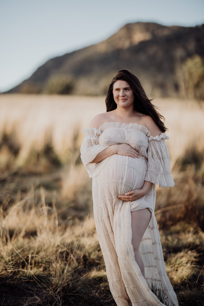 Plus Size Maternity Photoshoot Dress Hire