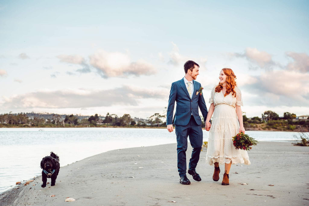 Boho Midi Lace Wedding Dress Hire - Australia Only