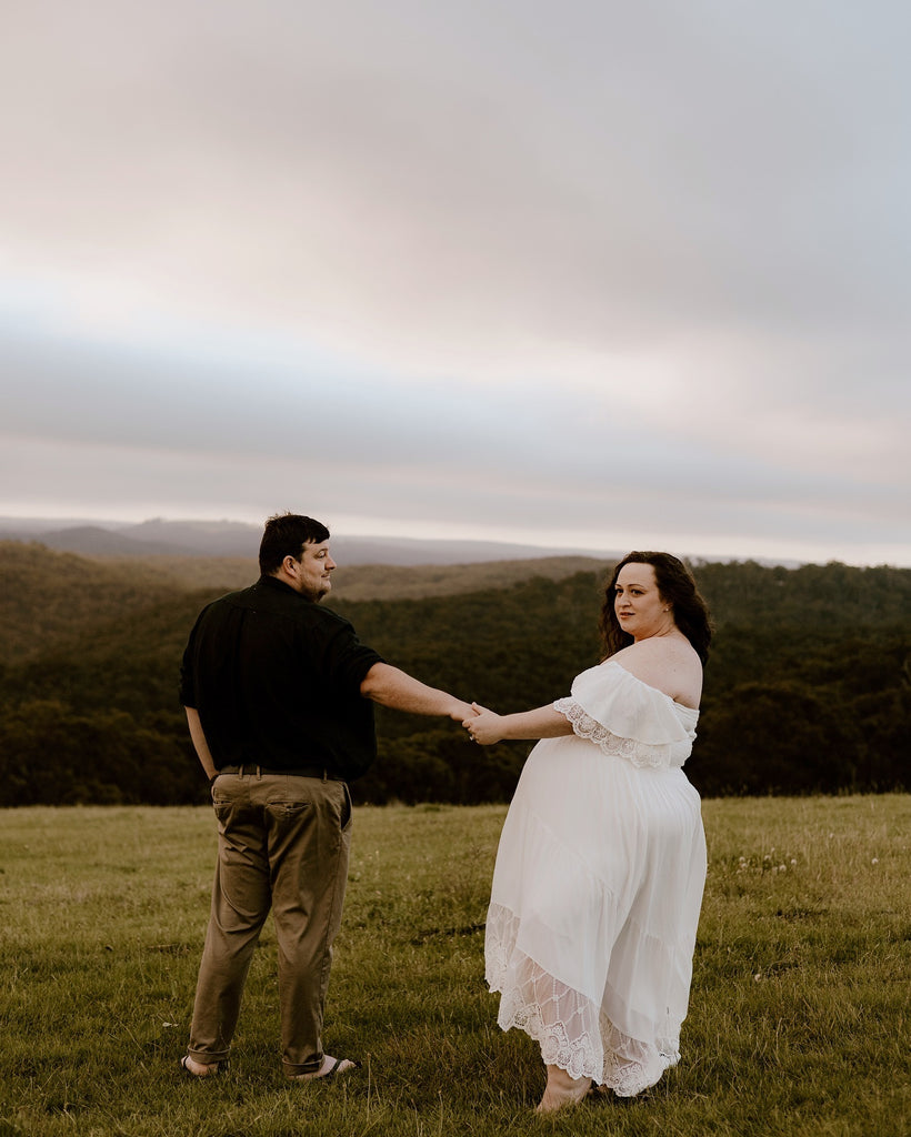 Plus Size Maternity Photoshoot Dress Hire