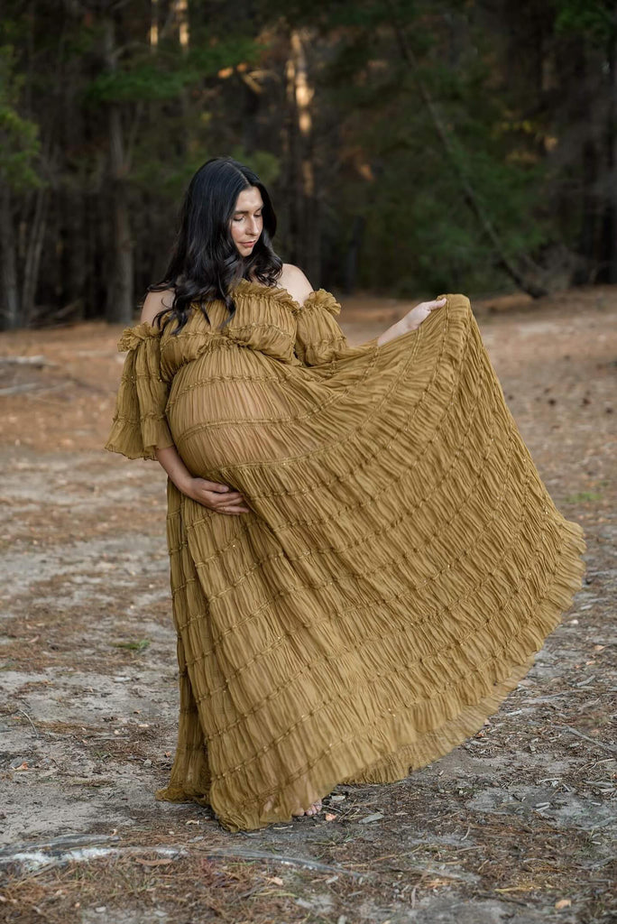 Light & Airy Maternity Photoshoot Dress Hire