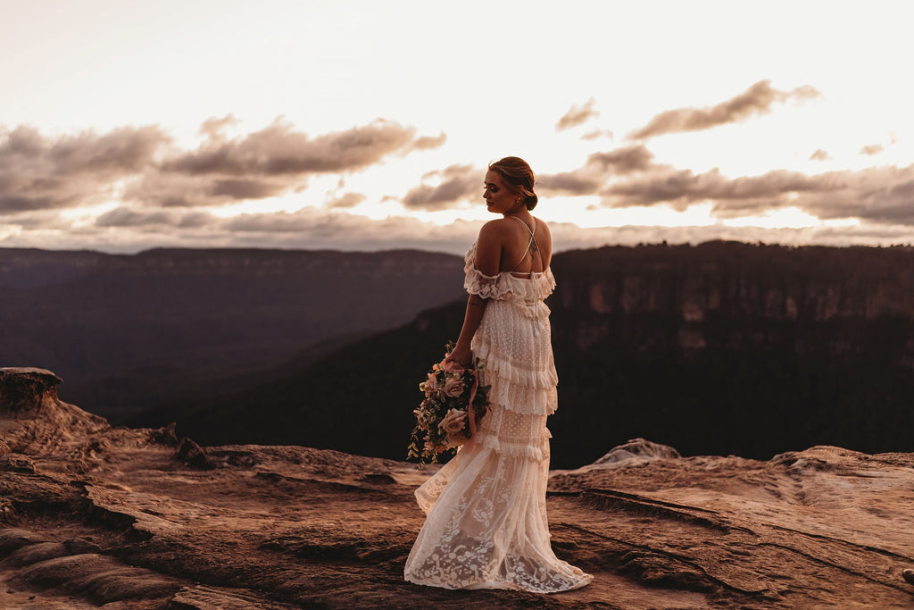 Lace Boho Wedding Dress Hire - Bohemian Wedding Dress Hire