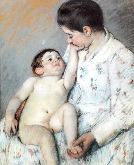 Baby's First Caress, 1891 Mary Cassatt