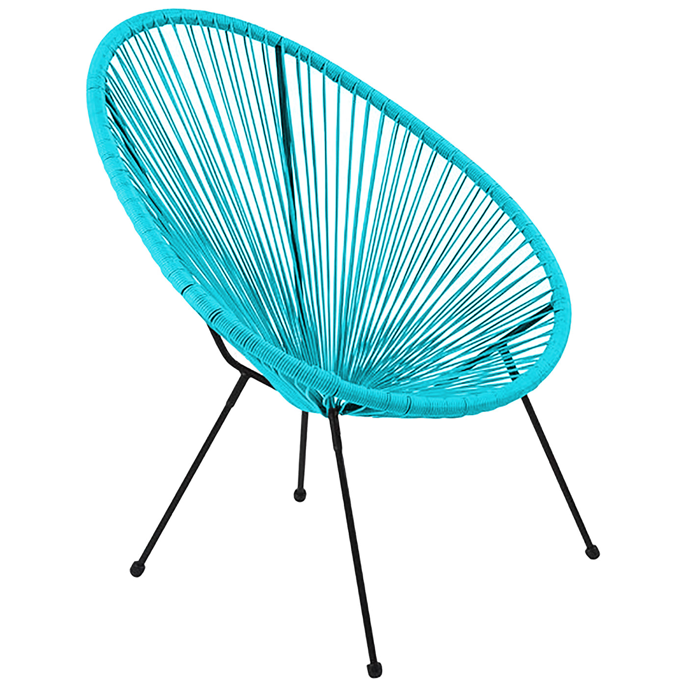 Rattan Egg Chair - Blue – JMart Warehouse