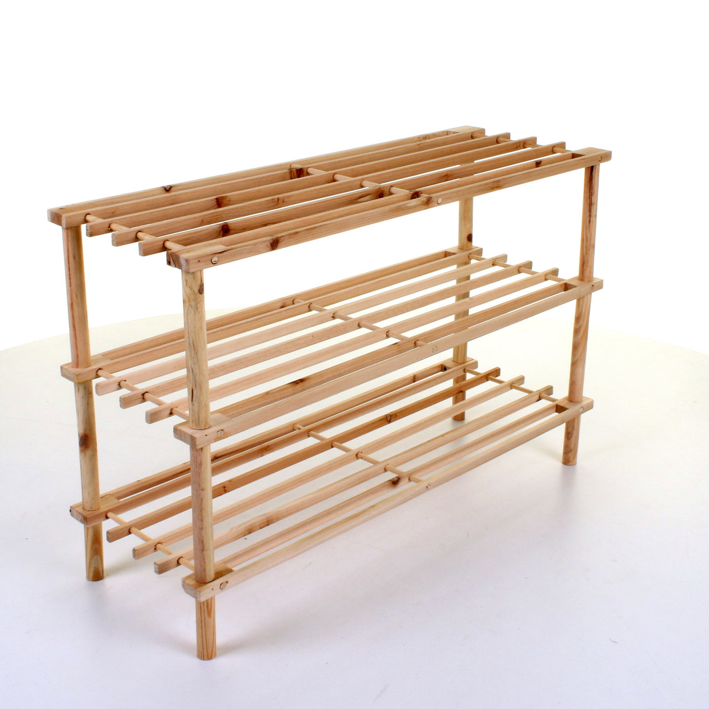 pine shoe rack