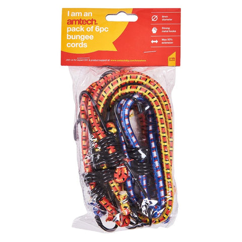 Bungee Cord with Carabiner Clips 24, Am-Tech