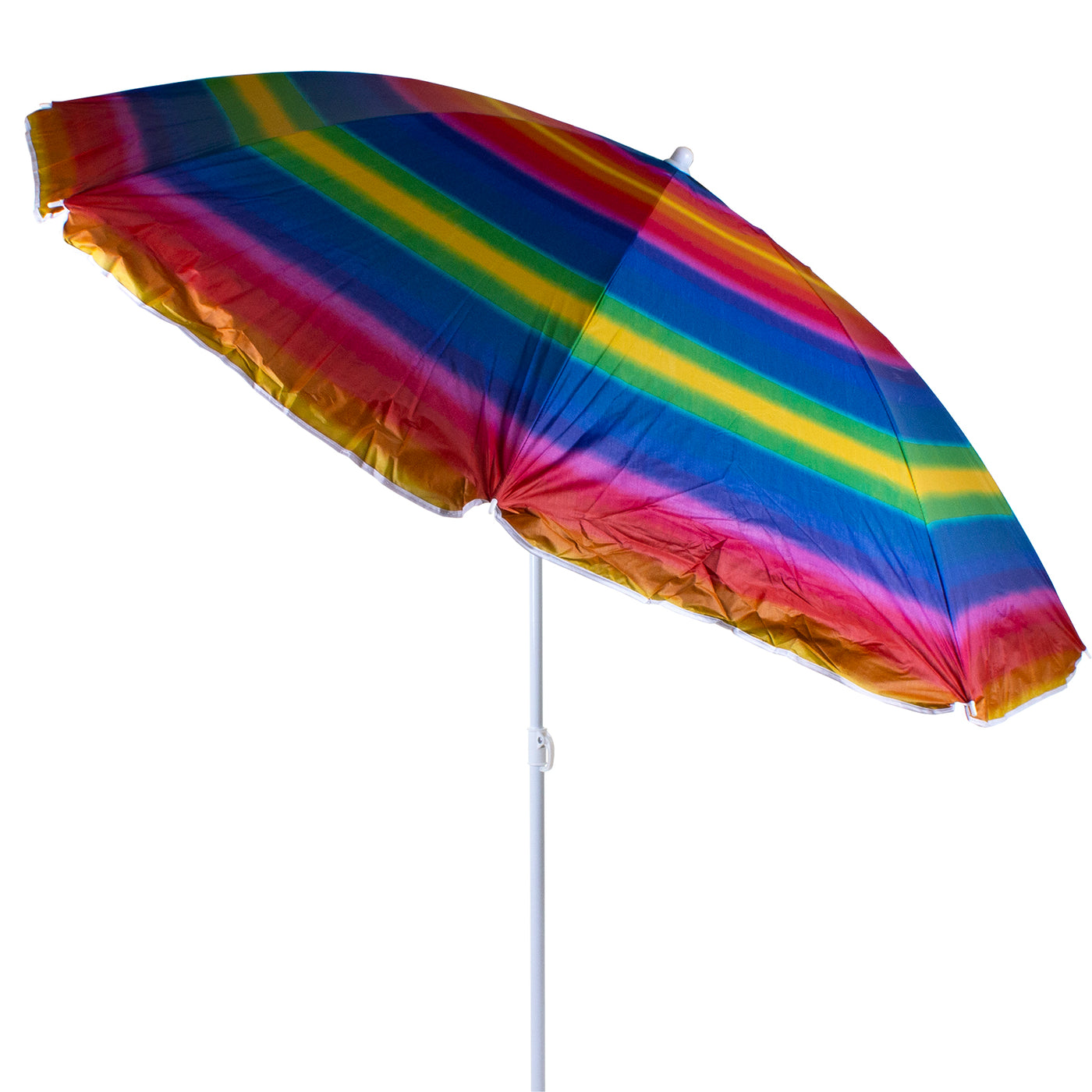 1 6m Multi Coloured Nylon Beach Umbrella Jmart Warehouse