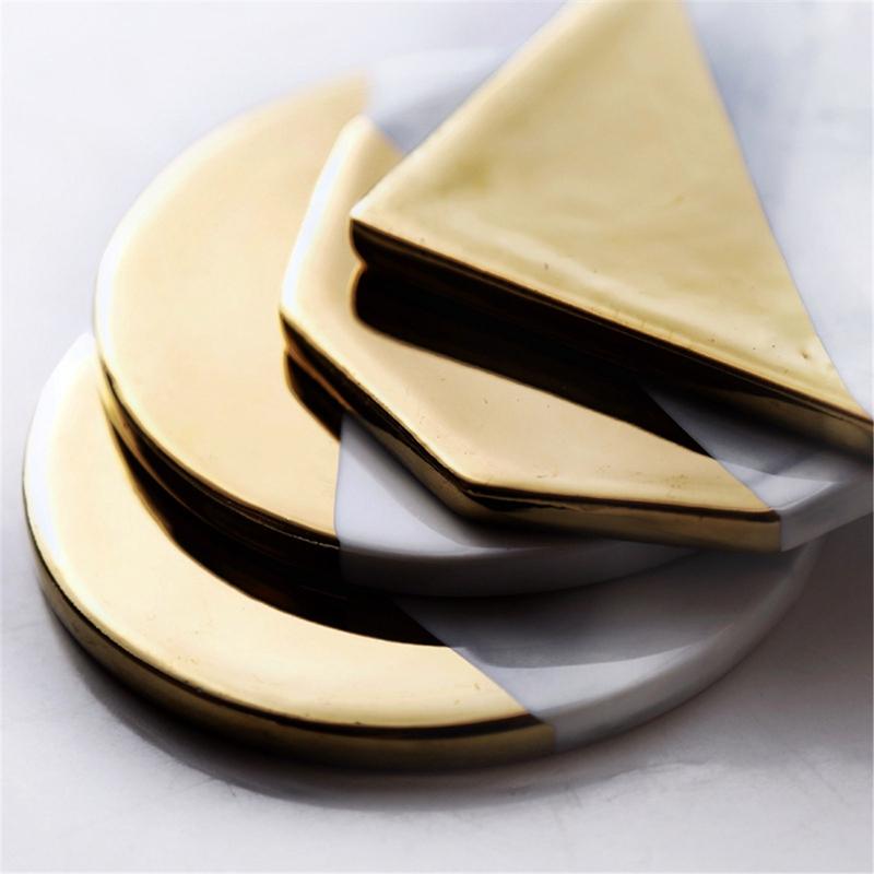 gold coaster set