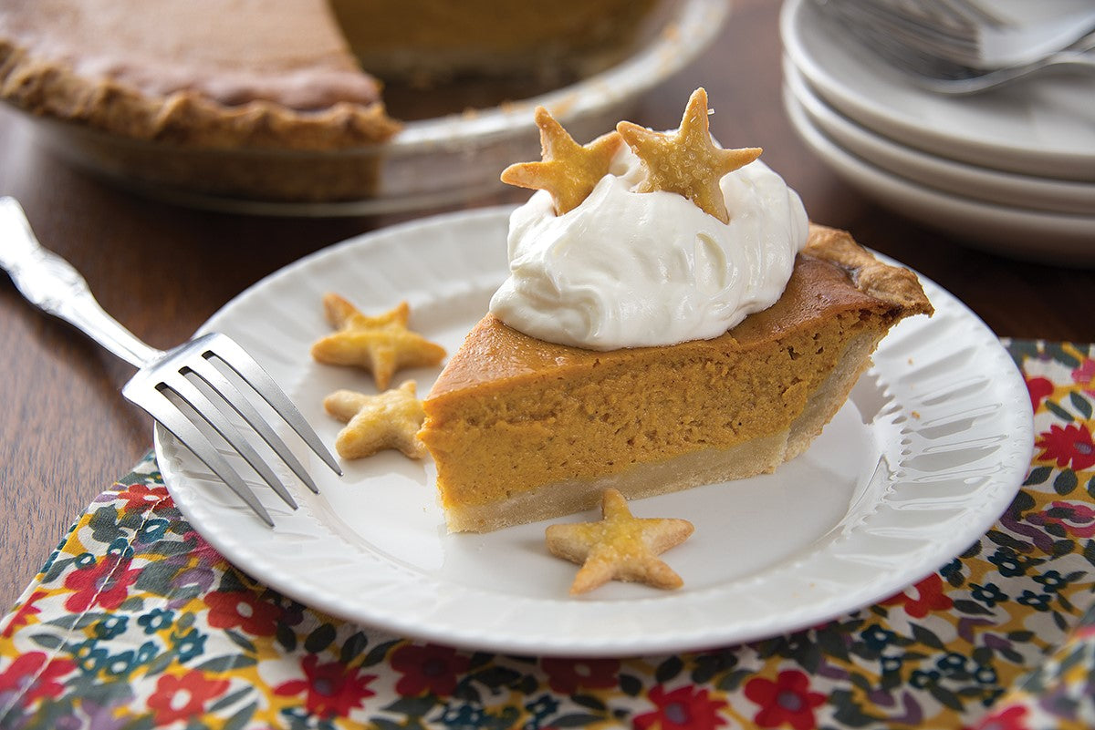 healthy foodie girl pumpkin pie