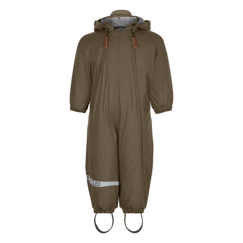 MikkLine  PU Snow Suit Recycled Baby Flyverdragt  Beech  98