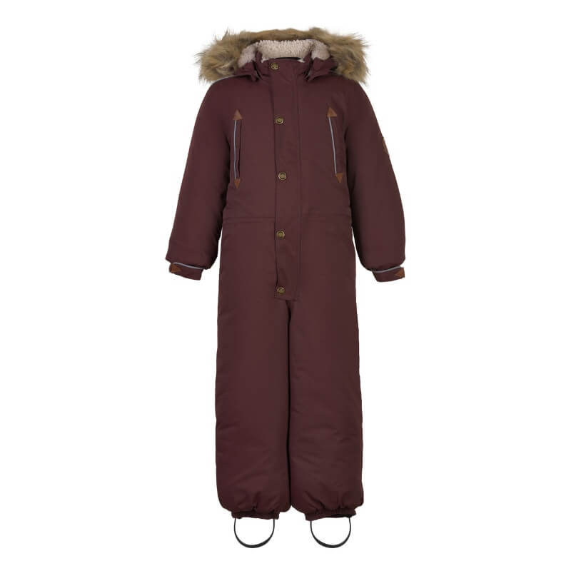 10: Mikk-Line - Twill Nylon Junior Suit Flyverdragt - Decadent Chocolate - 128