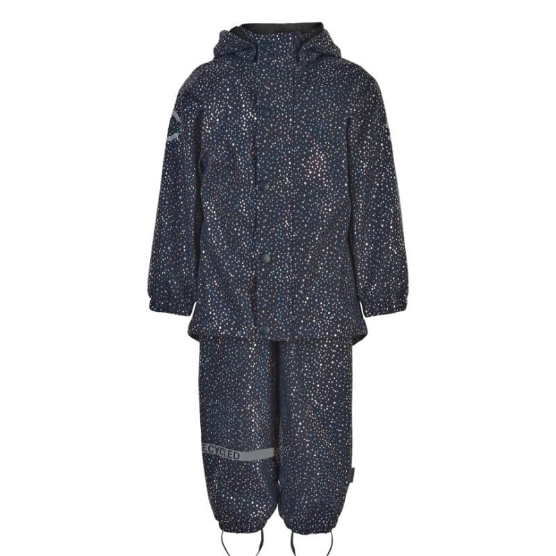 Billede af Mikk-Line - PU Glitter Rain Set Rec w. Susp - Blue Nights - 74