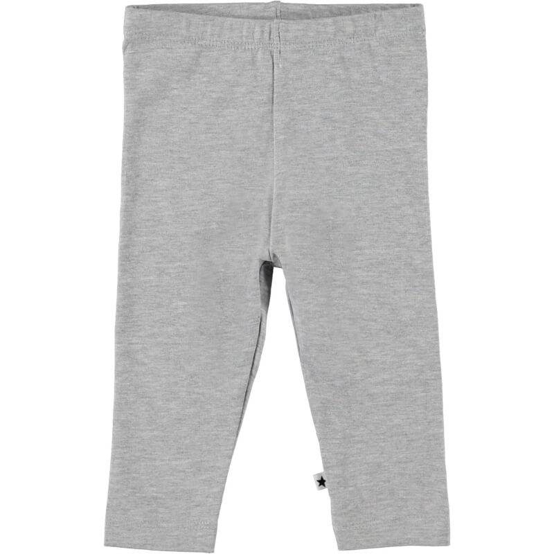 Billede af Molo - Nette Solid Leggings - Light Grey Melange - 68