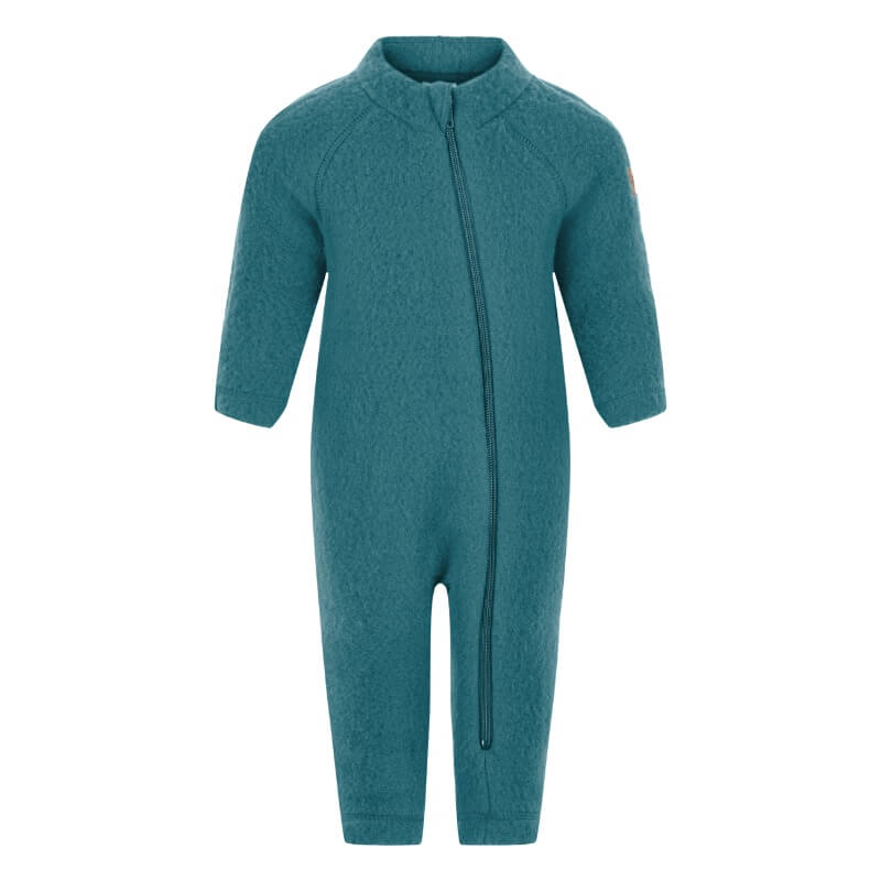 MikkLine  Køredragt Wool Baby Suit  North Atlantic  68