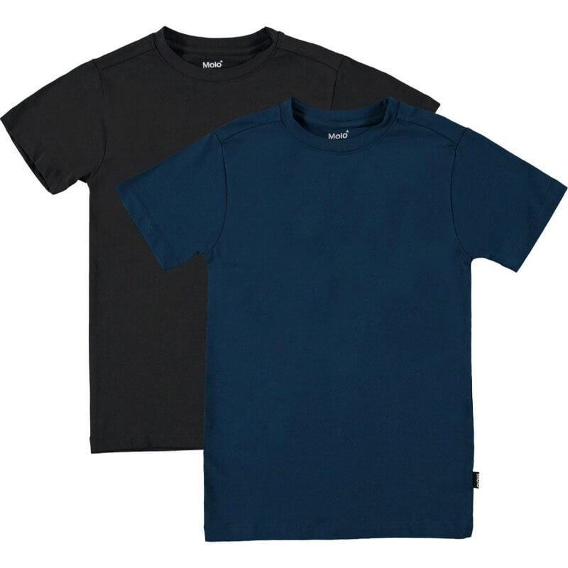 Molo - Jamie T-Shirt 2-Pack - Black Sea - 134/140