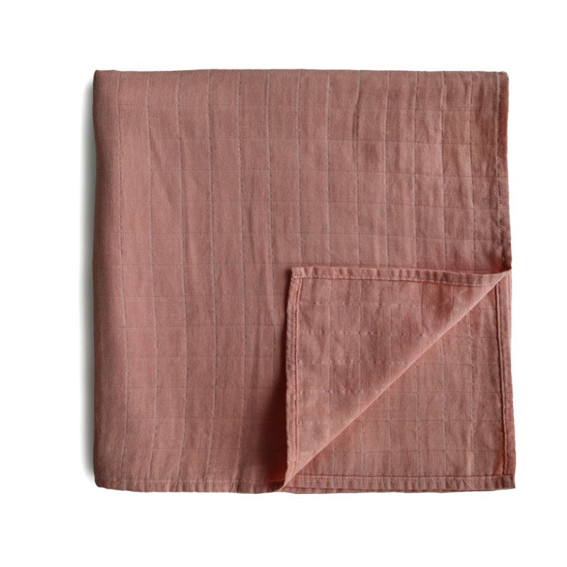 Billede af Mushie - Muslin Swaddle Stofble - Cedar - One Size