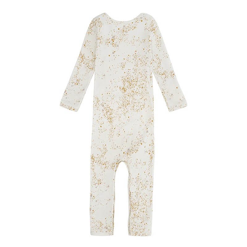 Se Soft Gallery - Ben Bodysuit AOP Mini Splash Cream - Fluffy Sky - 80/12 mdr. hos Lillepip.dk