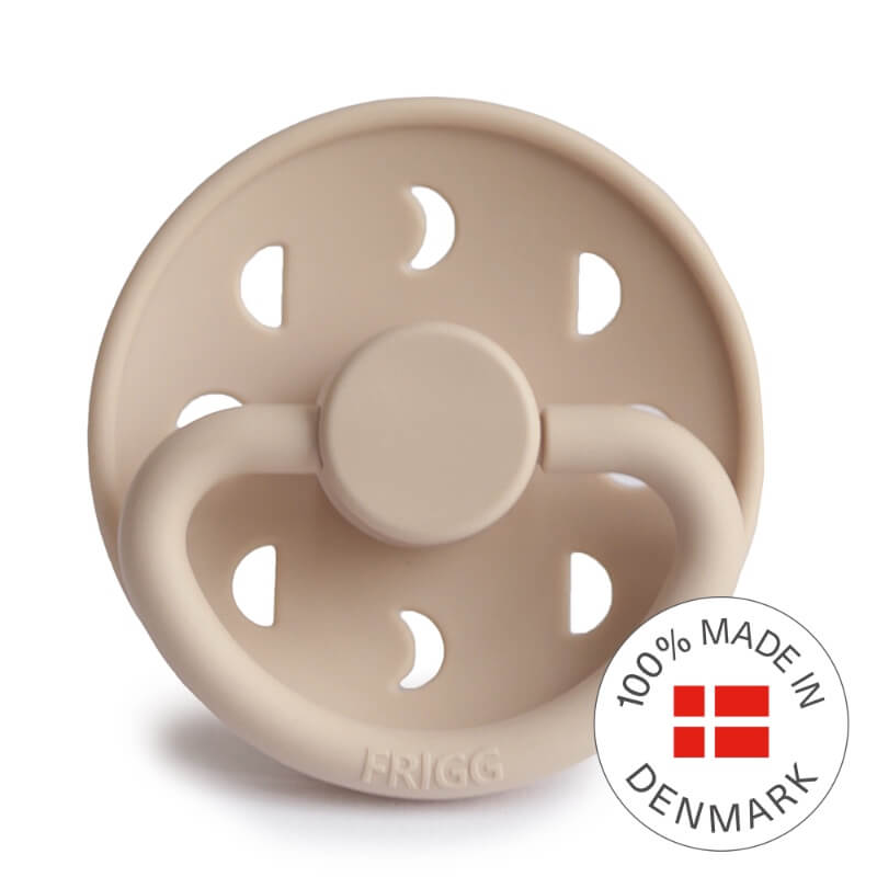 Billede af FRIGG - Moon Phase Round Silicone Pacifier Size 2 - Croissant
