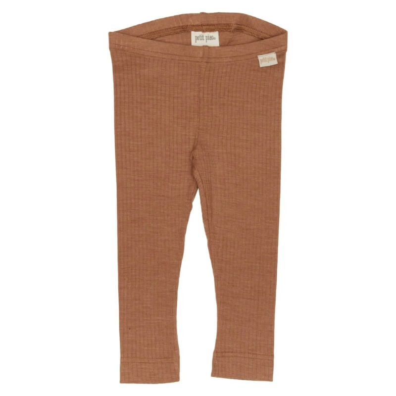 Petit Piao - Leggings Merino Wool Plain - Latte - 74