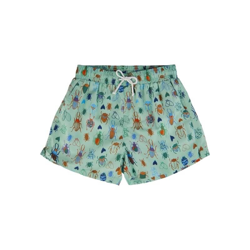 Billede af Soft Gallery - Badeshots Dandy Bugs Swim Shorts - Misty Jade - 6 år