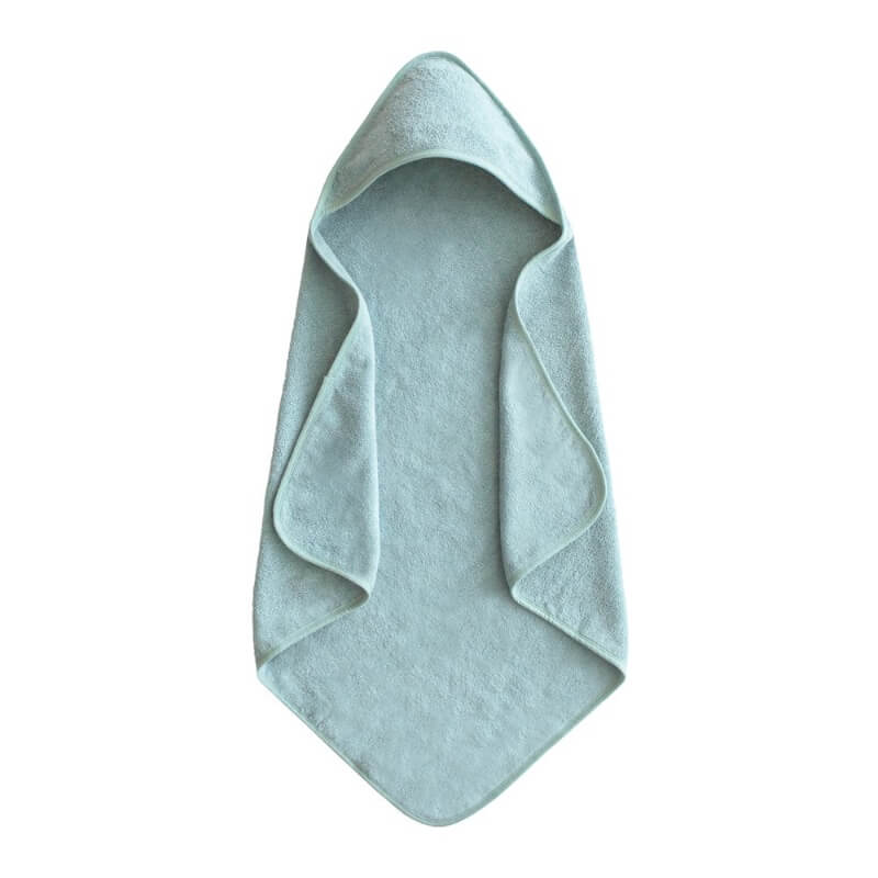 Billede af Mushie - Baby Hooded Towel Badeslag - Sea Mist