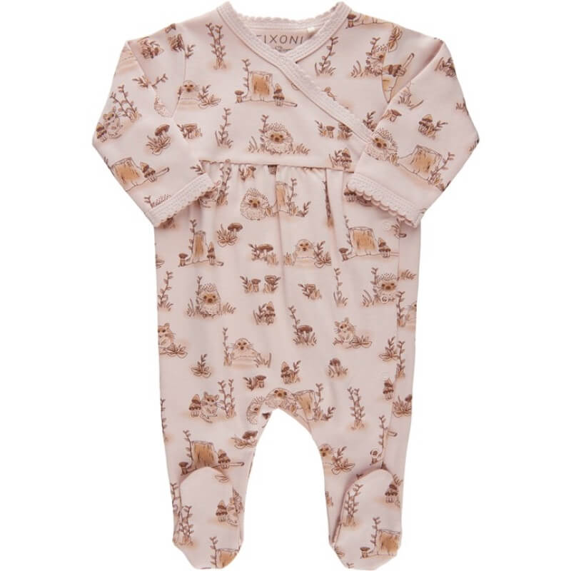 Fixoni -  Heldragt Romper LS - Soft Rose - 50