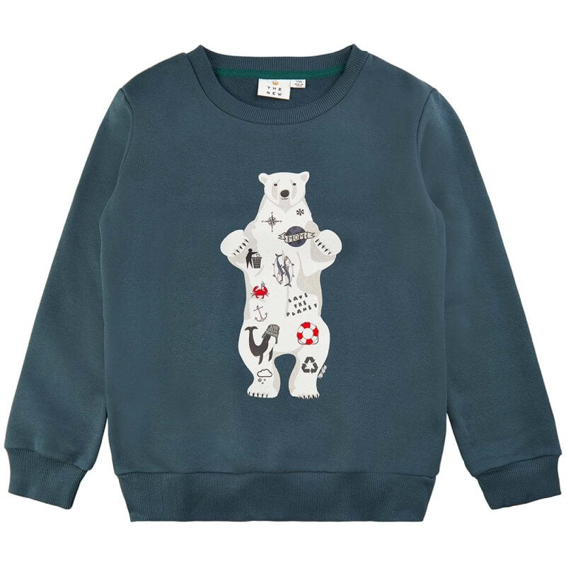 Se THE NEW - Arthur Sweatshirt - Orion Blue - 9-10 år hos Lillepip.dk