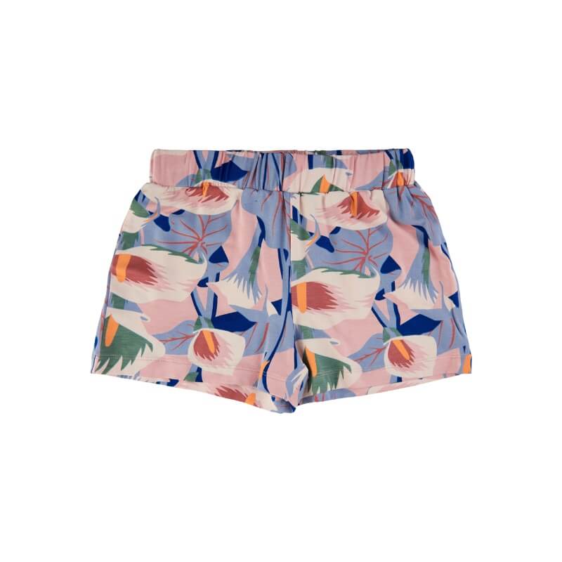 THE NEW - TNGwyneth Shorts - Peach Beige Flower AOP - 9/10 år