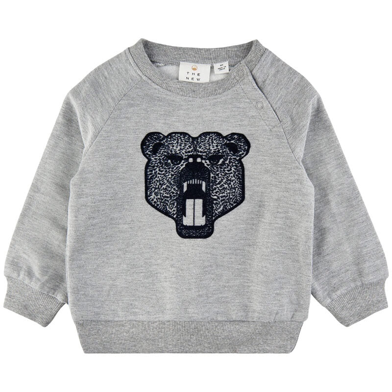 Billede af The New Siblings - Adylan Sweatshirt - Light Grey Melange - 68