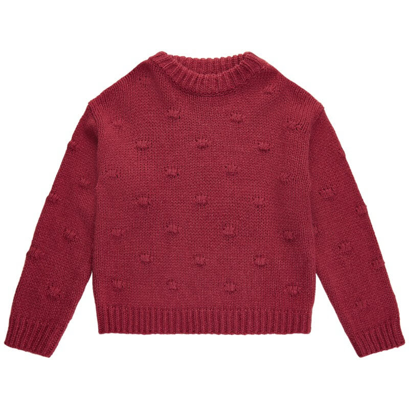 Billede af THE NEW - TNVenya Knit Sweater - Apple Butter - 98/104 cm - 3/4 år.