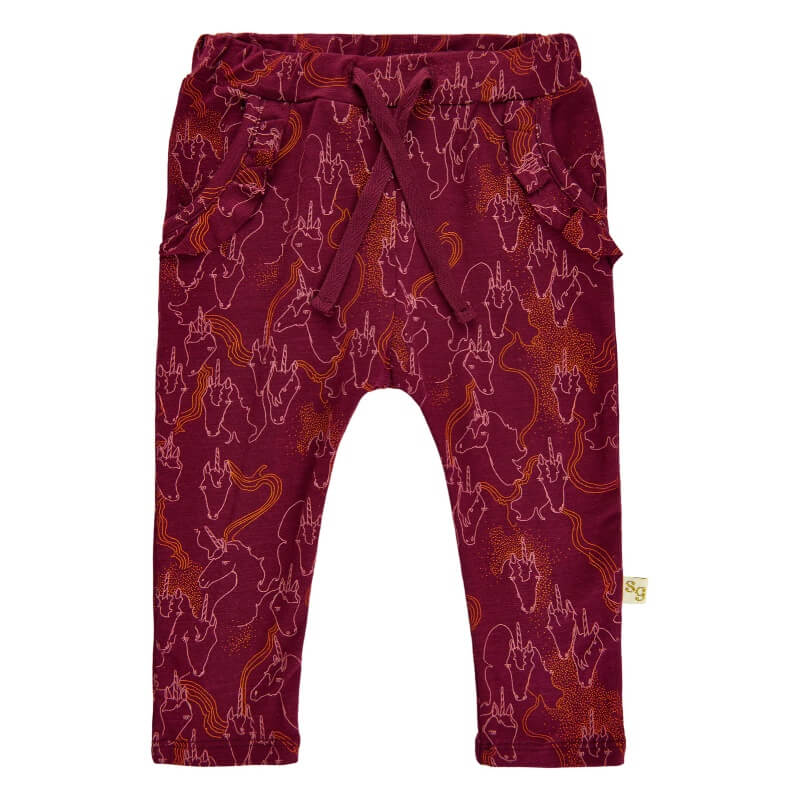 Soft Gallery - Imery Frill Magicorn Pants - Tawny Port - 62/3 mdr.