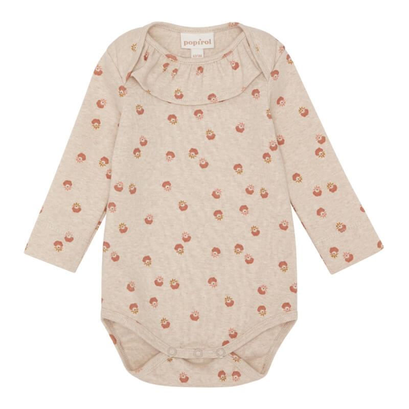 Billede af Popirol - Viola Baby Body - Beige Melange - 80/12 mdr.