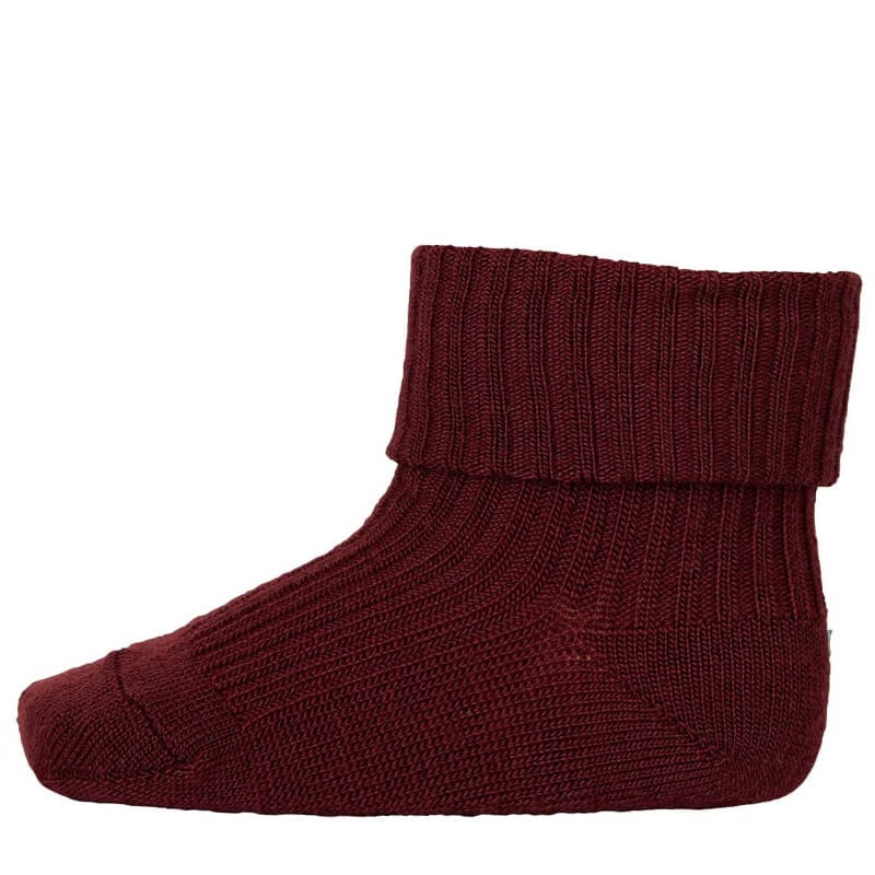 MP Denmark - MP Strømper Anklesock - Wine Red - 15-16