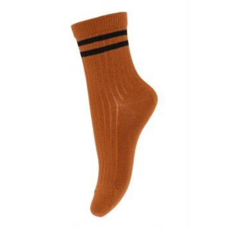 MP Denmark  MP Strømper Benn Socks  Rust  3739