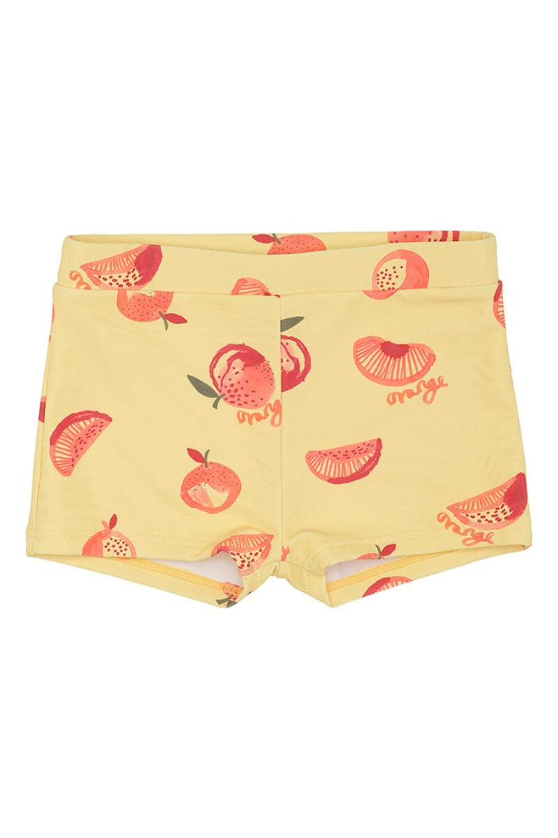 Soft Gallery - Badebukser Pamela Swim Trunk - Jojoba AOP Oranges - 7 år