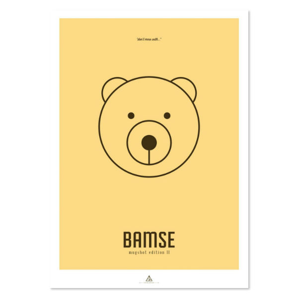 Arthur Zoo - First Edition - "Bamse" - A4