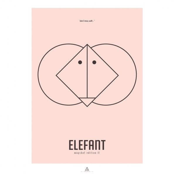 Arthur Zoo - First Edition - "Elefant" (Pink) - A4