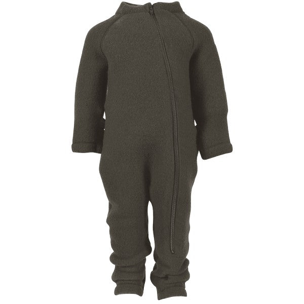 Mikk-Line – Køredragt Wool Baby Suit – Black Olive – 56