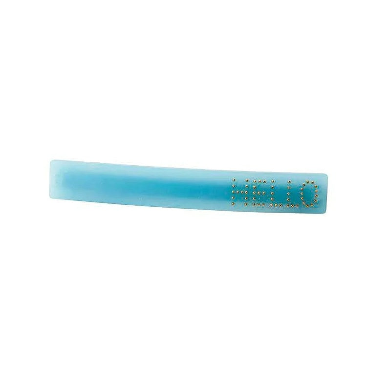 Se Design Letters - Classic hair clip small - Blue - One size hos Lillepip.dk