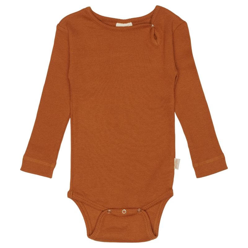 Petit Piao -  Body L/S Modal - Curry - 56