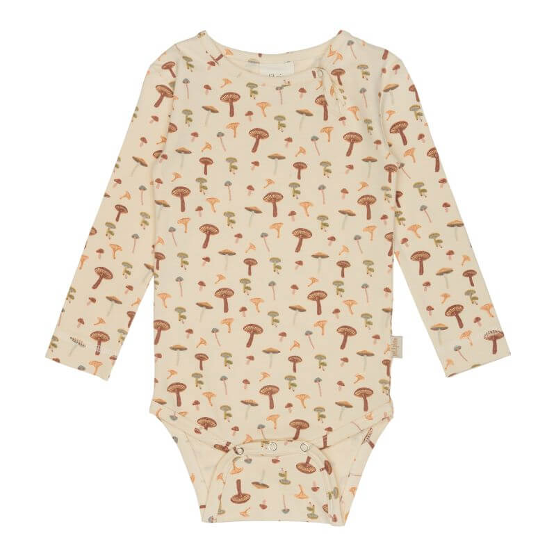 Se Petit Piao - Body LS Printed - Boletus - 80 hos Lillepip.dk