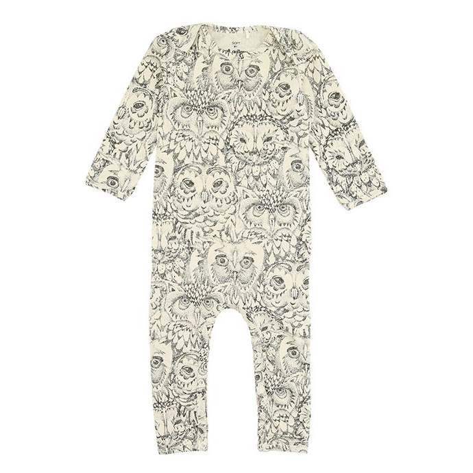 Billede af Soft Gallery - Ben Bodysuit AOP OWL - Cream - 62/3 mdr.